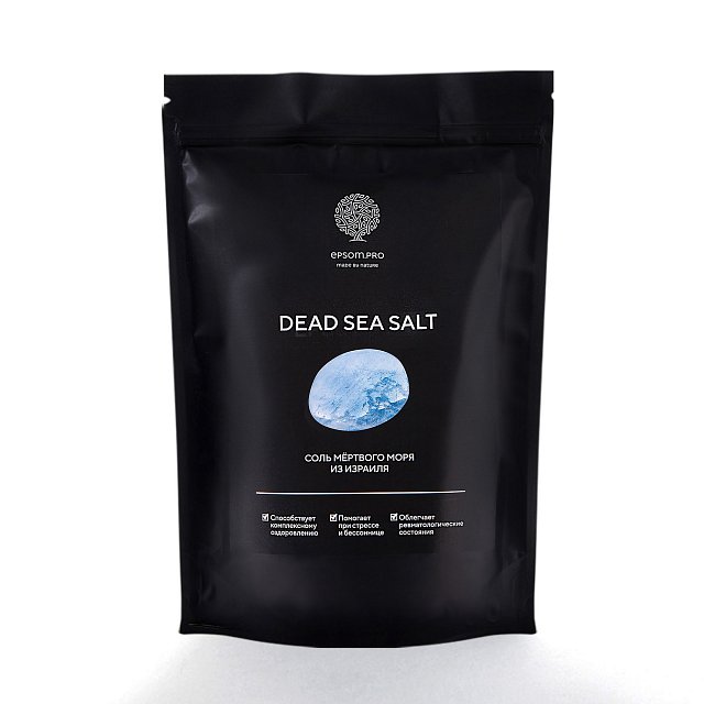 Соль Мёртвого моря из Израиля "DEAD SEA SALT" 2,5 кг
