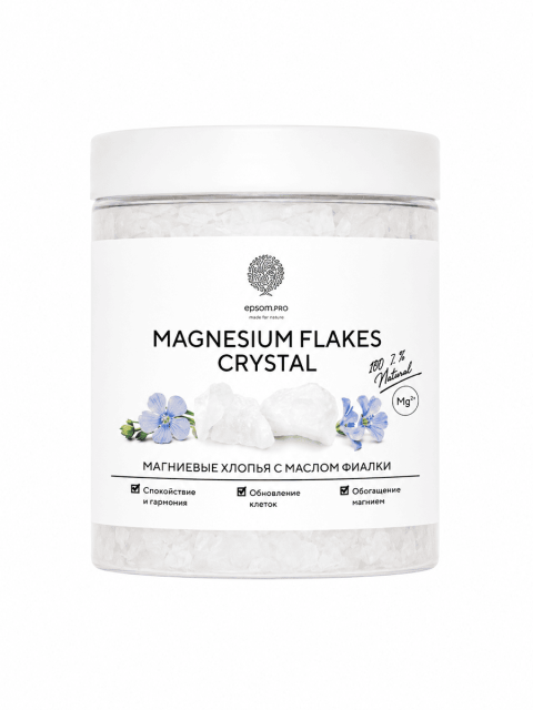 Купить Хлопья магниевые "MAGNESIUM FLAKES CRYSTAL", 400 г