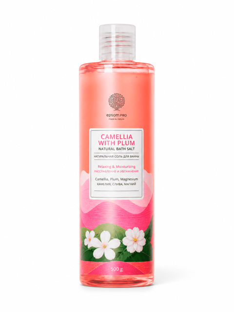 Купить Ухаживающий аромагель для душа «SAKURA & WHITE PEONY» с розовой гималайской солью 250мл