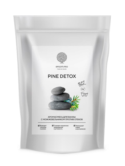 Купить Соль для ванны с можжевельником "PINE DETOX", 1 кг