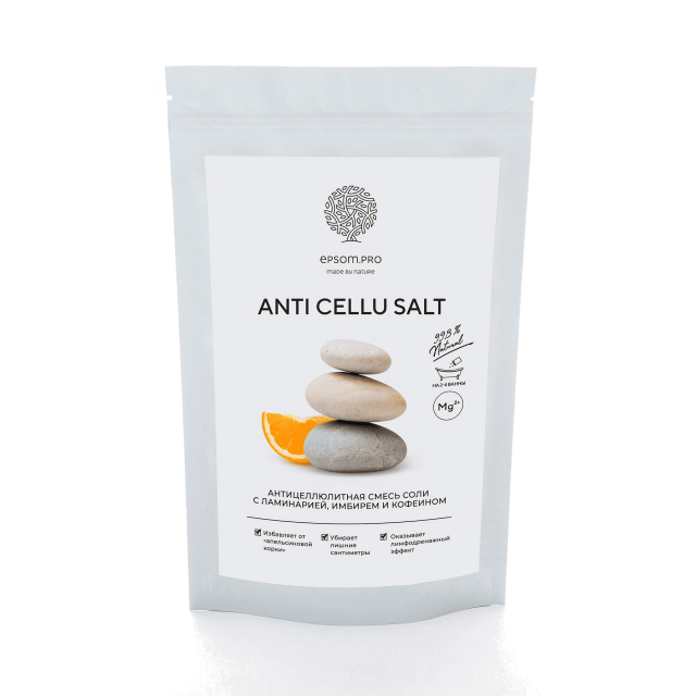 Купить Аромасмесь антицеллюлитная с маслами, ламинарией и кофеином "ANTI CELLU SALT" 1 кг