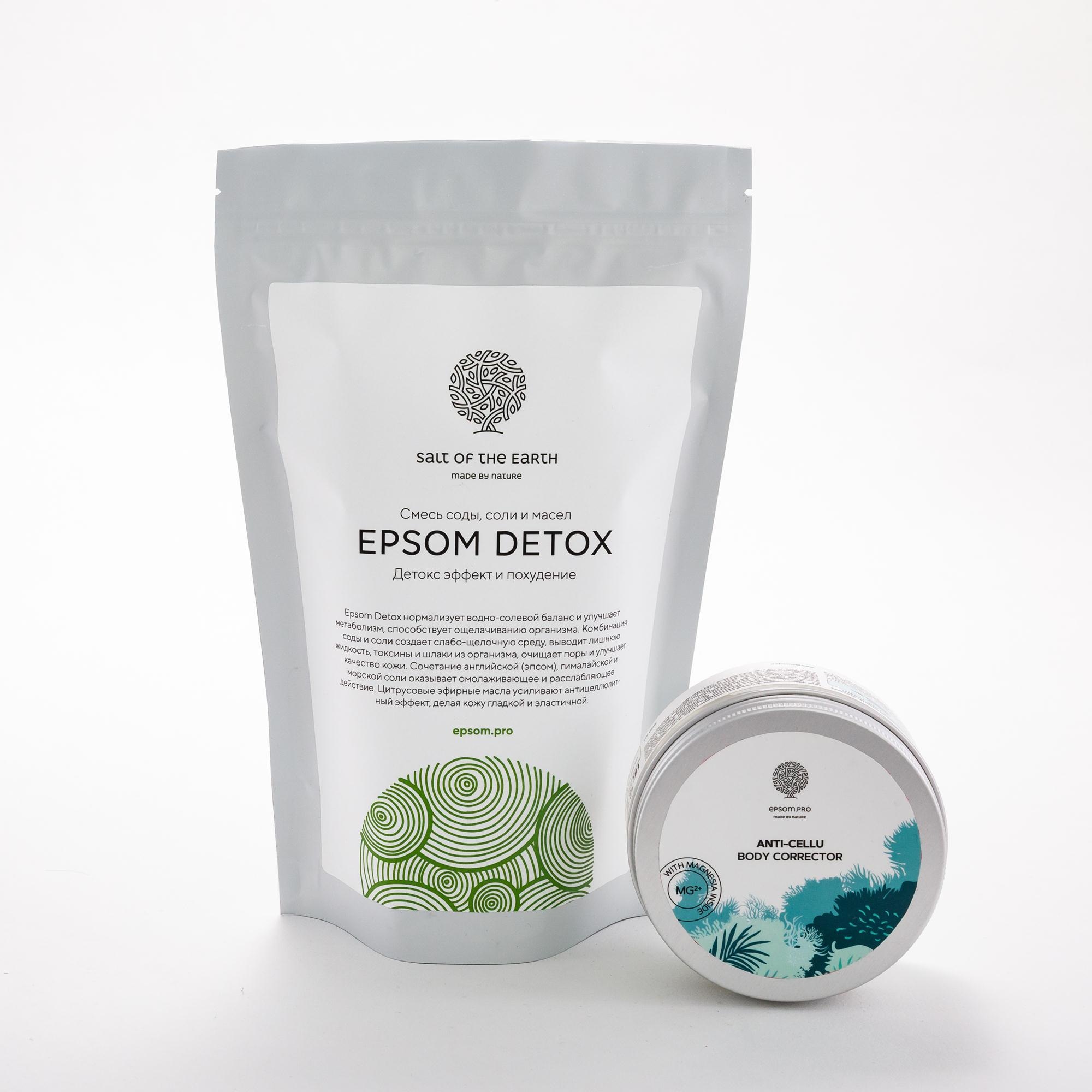 Набор «Epsom Detox + Гель-корректор для тела»