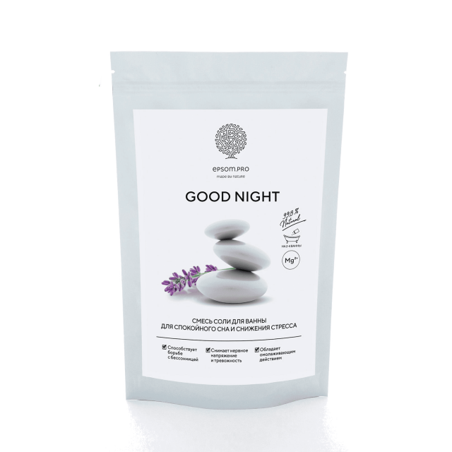 Купить Аромасмесь английской и гималайской соли "GOOD NIGHT" для спокойного сна и снижения стресса 1 кг