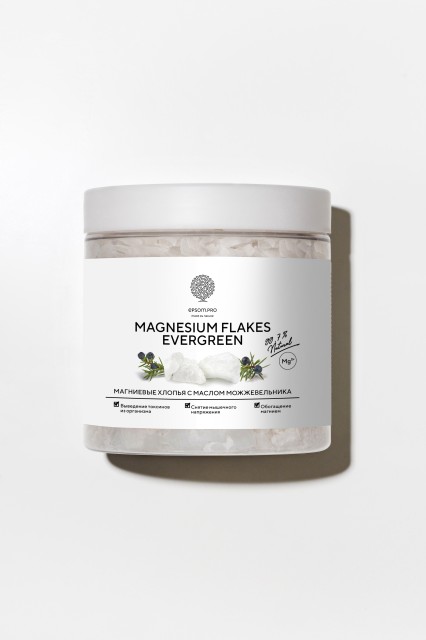Купить Хлопья магниевые "MAGNESIUM FLAKES EVERGREEN", 400 г
