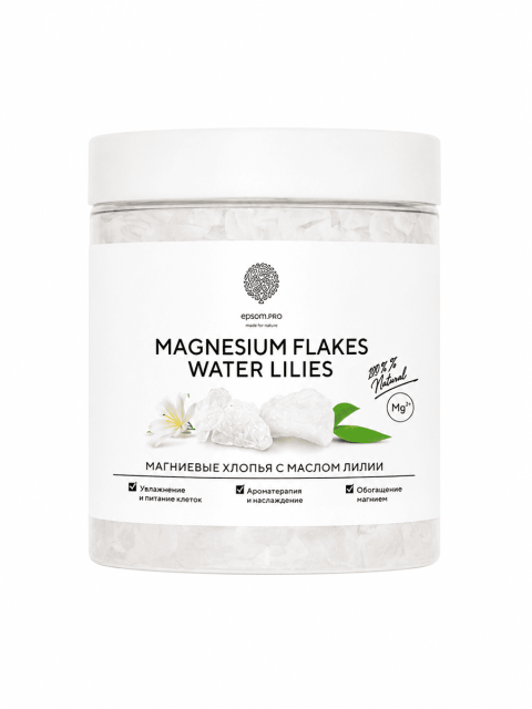 Купить Хлопья магниевые "MAGNESIUM FLAKES WATER LILIES", 400 г