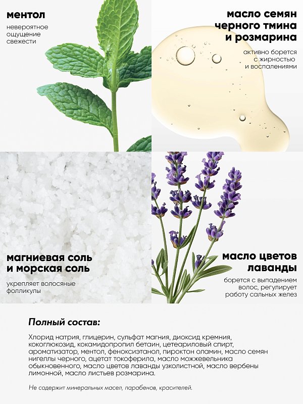 Маска-скраб для кожи головы "Detox Scalp Scrub", 250 г 6