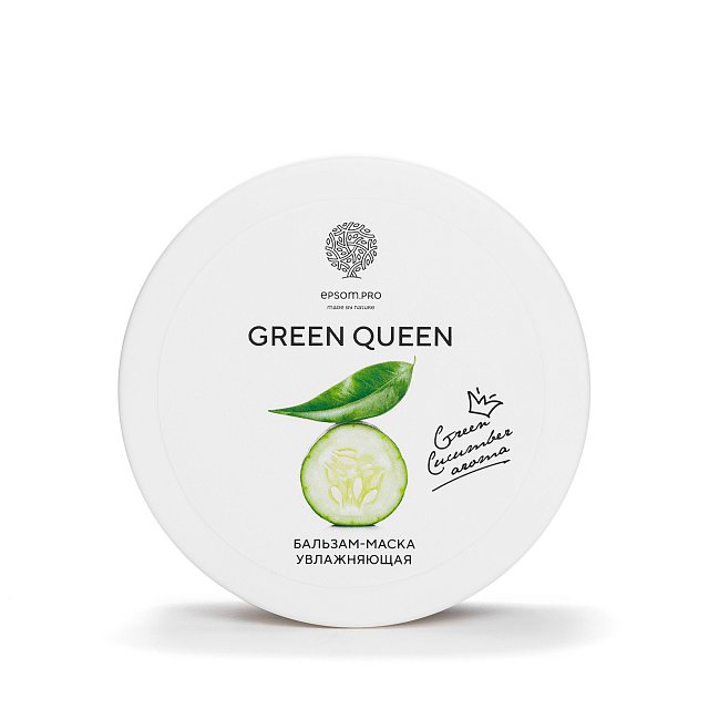 Купить Увлажняющая бальзам-маска для всех типов волос «Green Queen hair balm-mask» 200 мл
