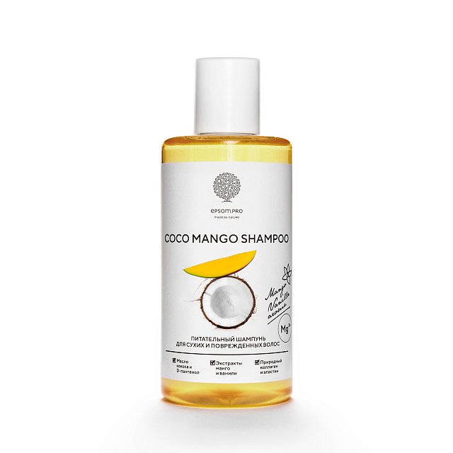 Питательный шампунь для сухих и поврежденных волос «Coco Mango shampoo» 200 мл