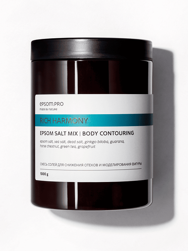 Смесь солей для ванны для снижения отеков "DETOX BODY CONTOURING", 1 кг 2
