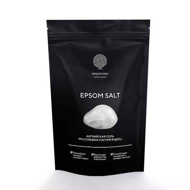 Купить Английская соль для ванны Epsom.pro 1 кг
